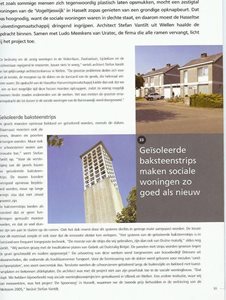 <h2>Hasselt</h2>
<p>Gevel- en dakrenovatie van woningen <small>(eerste grote energierenovatie met gevelisolatie en baksteenstrips in Vlaanderen)</small></p>